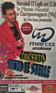 concerto marco e i niagara 2016